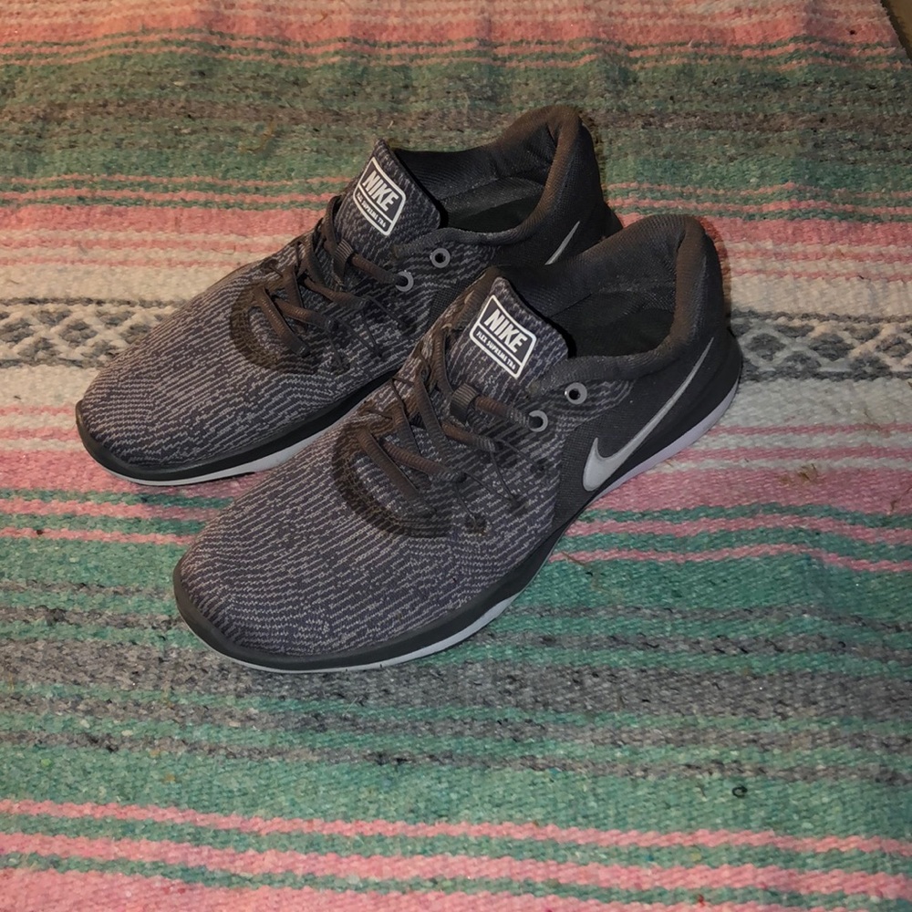 Grey Nike shoes